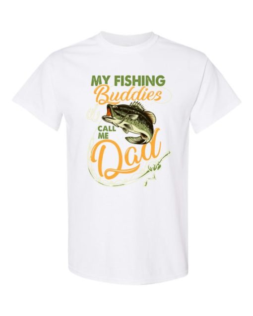 MY FISHING BUDDIES  - T-shirt Col Rond Pour Adultes