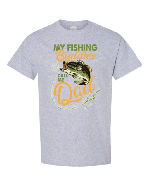 MY FISHING BUDDIES  - T-shirt Col Rond Pour Adultes