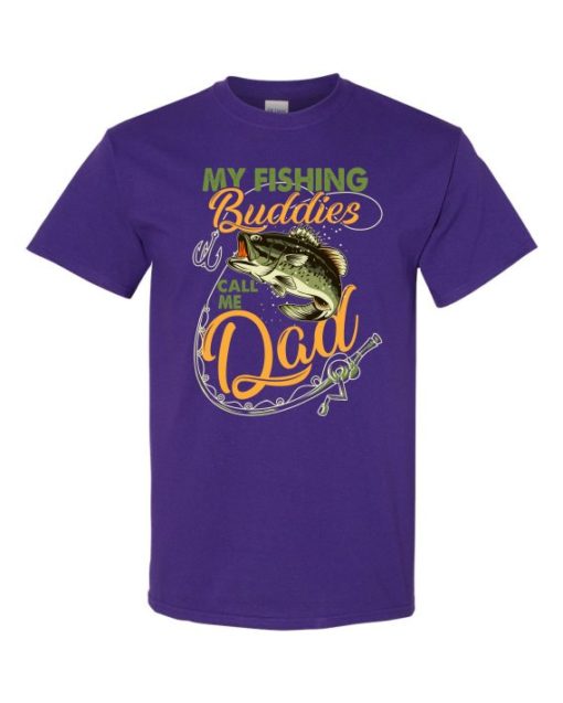 MY FISHING BUDDIES  - T-shirt Col Rond Pour Adultes