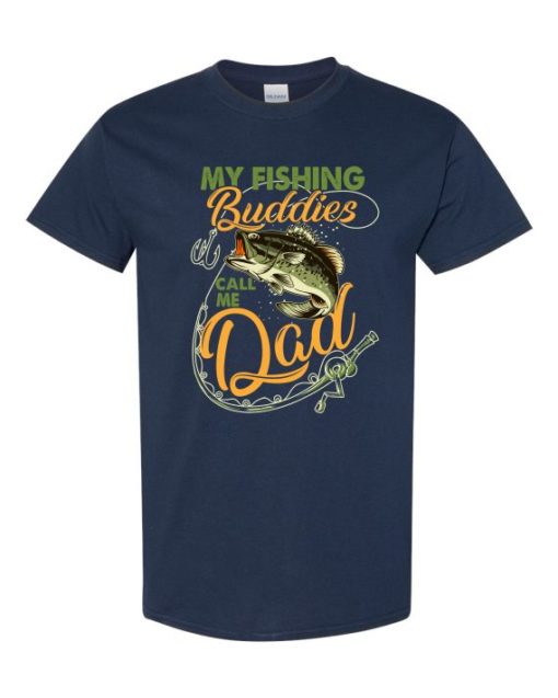 MY FISHING BUDDIES  - T-shirt Col Rond Pour Adultes