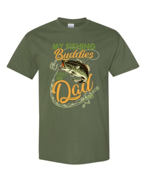 MY FISHING BUDDIES  - T-shirt Col Rond Pour Adultes