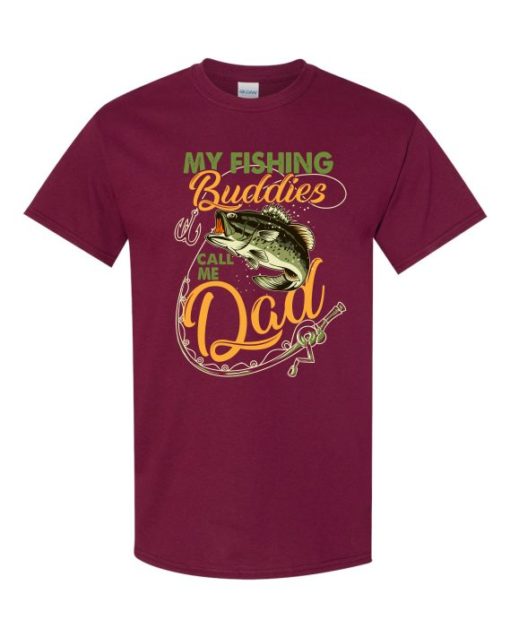 MY FISHING BUDDIES  - T-shirt Col Rond Pour Adultes