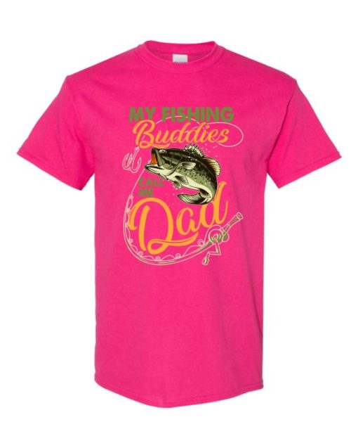 MY FISHING BUDDIES  - T-shirt Col Rond Pour Adultes