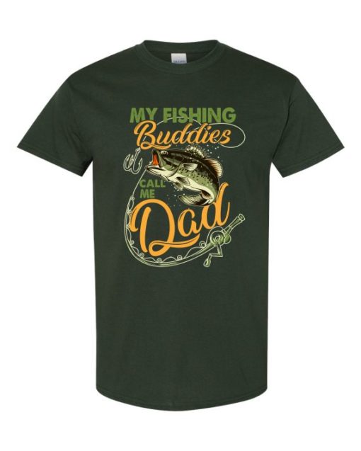 MY FISHING BUDDIES  - T-shirt Col Rond Pour Adultes