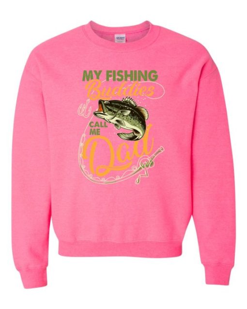 MY FISHING BUDDIES  - Adult Crew Neck Sweatshirt (Unisex)