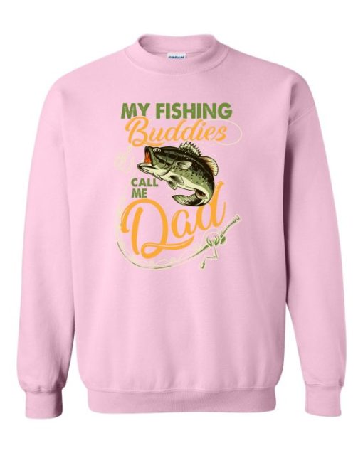 MY FISHING BUDDIES  - Adult Crew Neck Sweatshirt (Unisex)