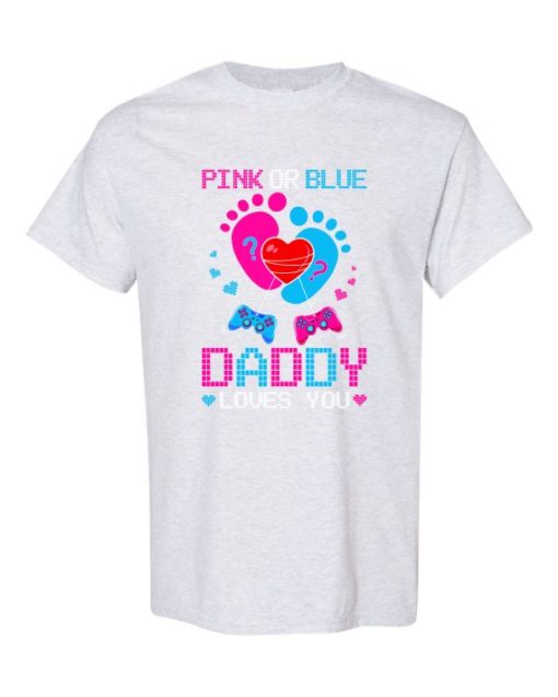 PINK OR BLUE   - Adult Round-neck T-shirt