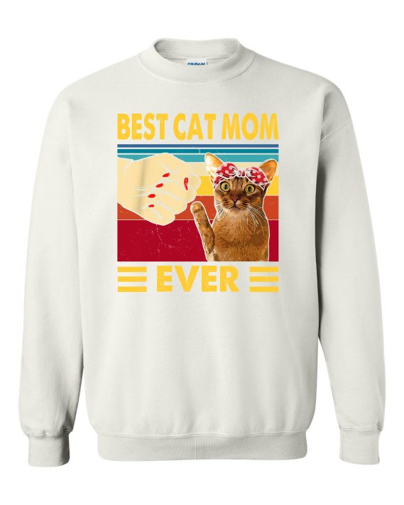 Best Cat Mom Ever Women Vintage Bump Fit Mothers Day T-Shirt Best Cat Mom Ever Women Vintage Bump Fit Mothers Day T-Shirt