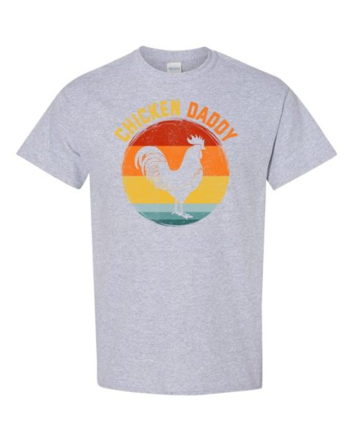 CHICKEN DADDY  - T-shirt Col Rond Pour Adultes