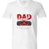 DAD PIT CREW  - Adult V-neck T-shirt