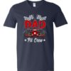 DAD PIT CREW  - Adult V-neck T-shirt