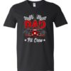 DAD PIT CREW  - Adult V-neck T-shirt