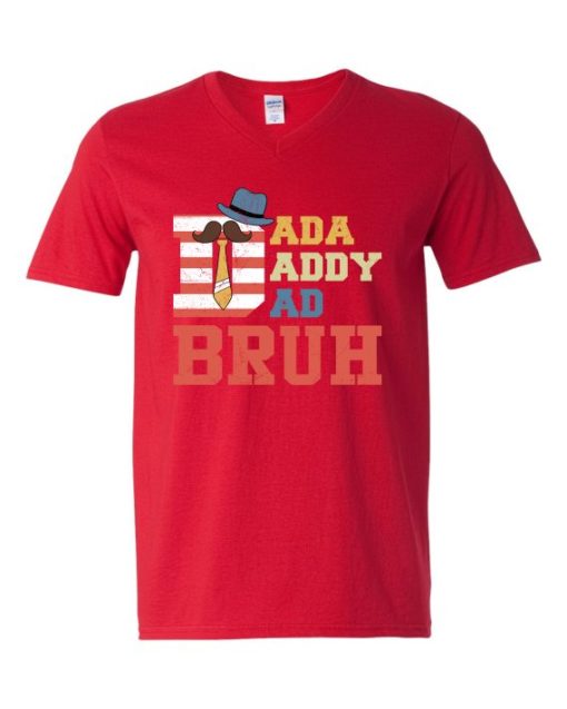 DADDY BRUH  - T-shirt Col V Pour Adultes