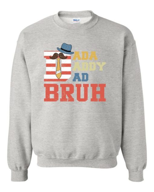 DADDY BRUH  - Cotton Ouaté Col Rond (Unisexe) Pour Adultes