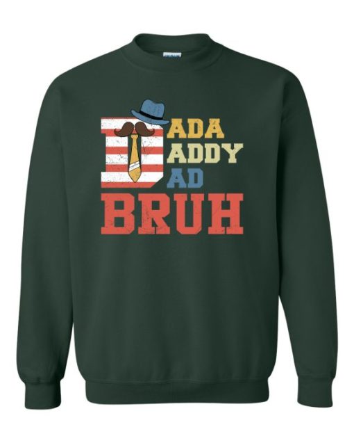 DADDY BRUH  - Cotton Ouaté Col Rond (Unisexe) Pour Adultes