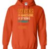 FATHER – HANDSOME, STRON  - Adult Hooded Sweatshirt (Unisex)