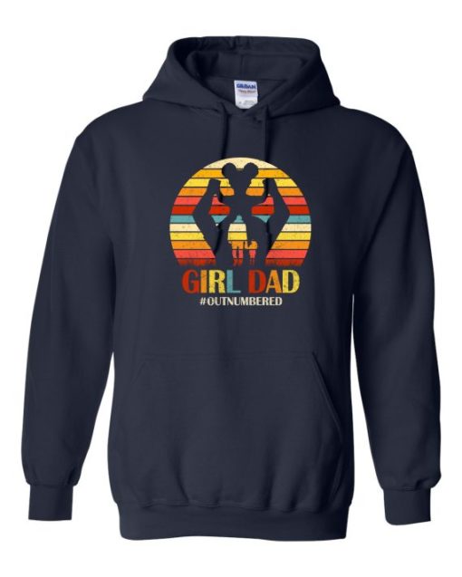 GIRL DAD - Adult Hooded Sweatshirt (Unisex)