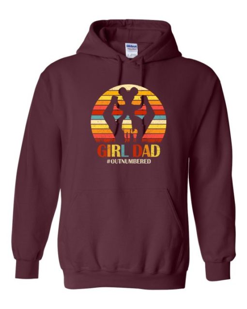 GIRL DAD - Adult Hooded Sweatshirt (Unisex)