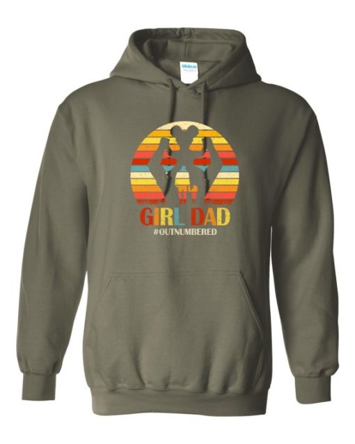 GIRL DAD - Adult Hooded Sweatshirt (Unisex)