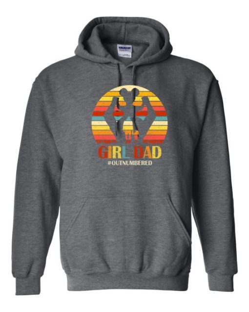GIRL DAD - Adult Hooded Sweatshirt (Unisex)