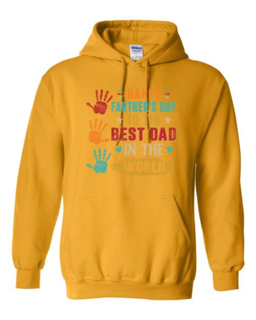 HANDS DAD  - Adult Hooded Sweatshirt (Unisex)