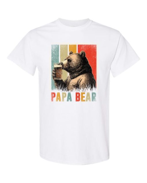 PAPA BEAR  - Adult Round-neck T-shirt