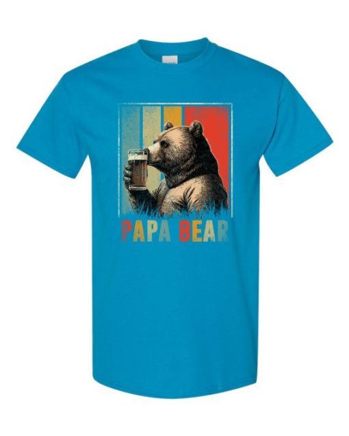 PAPA BEAR  - Adult Round-neck T-shirt