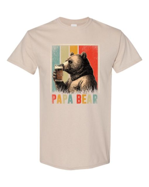 PAPA BEAR  - Adult Round-neck T-shirt