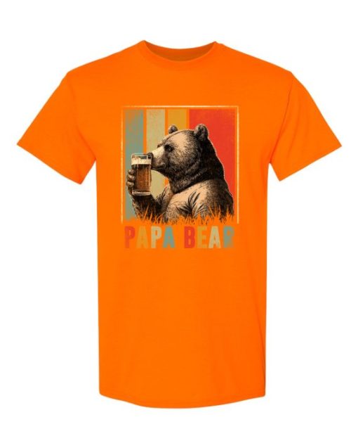 PAPA BEAR  - Adult Round-neck T-shirt