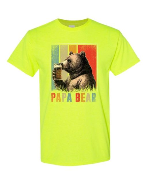 PAPA BEAR  - Adult Round-neck T-shirt