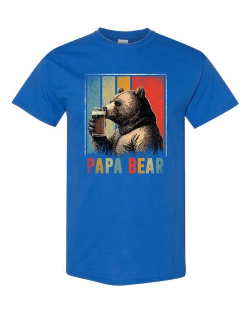 PAPA BEAR  - Adult Round-neck T-shirt