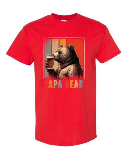 PAPA BEAR  - Adult Round-neck T-shirt