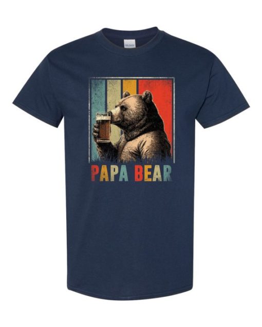 PAPA BEAR  - Adult Round-neck T-shirt