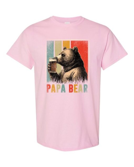 PAPA BEAR  - Adult Round-neck T-shirt