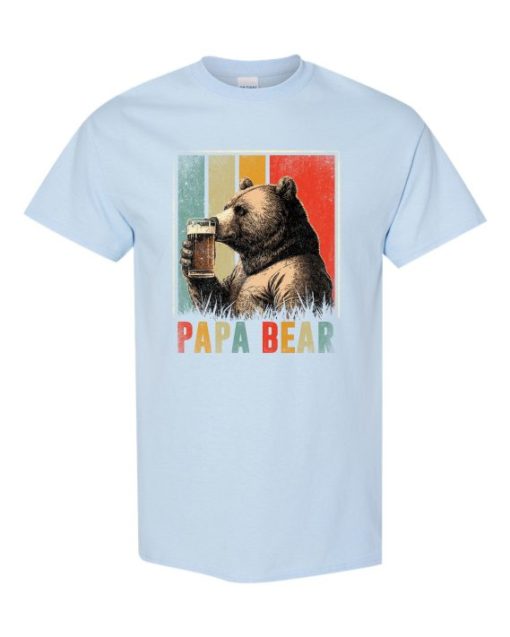 PAPA BEAR  - Adult Round-neck T-shirt