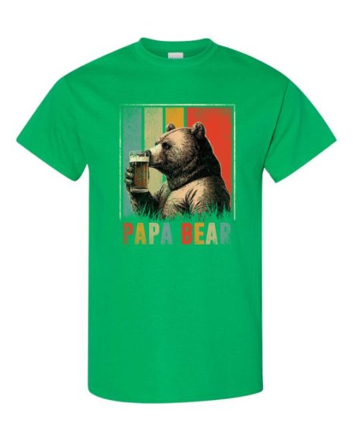 PAPA BEAR  - Adult Round-neck T-shirt