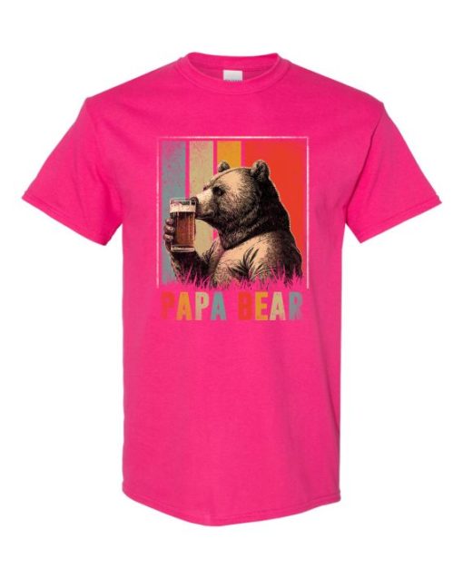 PAPA BEAR  - Adult Round-neck T-shirt