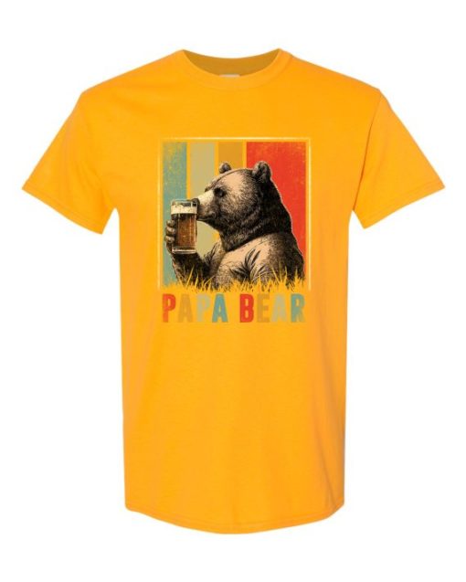 PAPA BEAR  - Adult Round-neck T-shirt