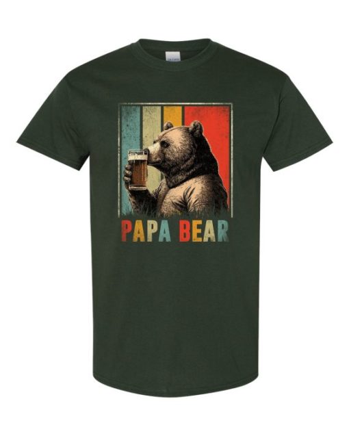 PAPA BEAR  - Adult Round-neck T-shirt