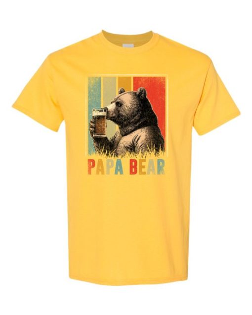 PAPA BEAR  - Adult Round-neck T-shirt