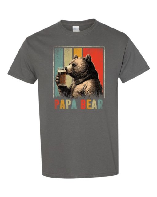 PAPA BEAR  - Adult Round-neck T-shirt