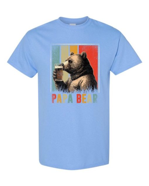 PAPA BEAR  - Adult Round-neck T-shirt