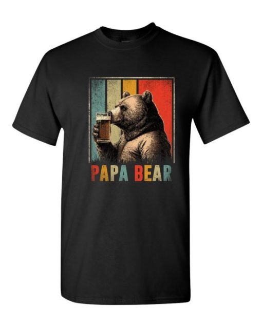 PAPA BEAR  - Adult Round-neck T-shirt