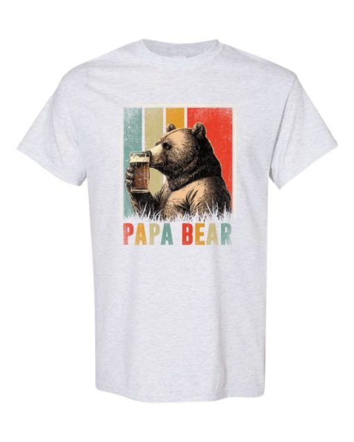 PAPA BEAR  - Adult Round-neck T-shirt