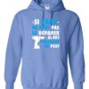 SI PAPA NE PEUT PAS WHITE  - Adult Hooded Sweatshirt (Unisex)