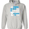 SI PAPA NE PEUT PAS WHITE  - Adult Hooded Sweatshirt (Unisex)