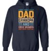 THREE TITLES, DAD, GRANDPA AND GREAT GRANDPA - Adult Hooded Sweatshirt (Unisex)