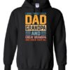 THREE TITLES, DAD, GRANDPA AND GREAT GRANDPA - Adult Hooded Sweatshirt (Unisex)