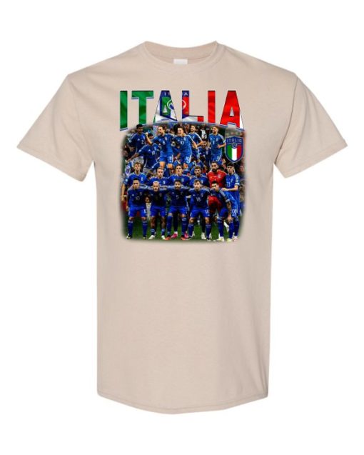 ITALY SOCCER  - Adult Round-neck T-shirt