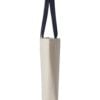 Q-Tees 11L Canvas Tote with Contrast-Color Handles